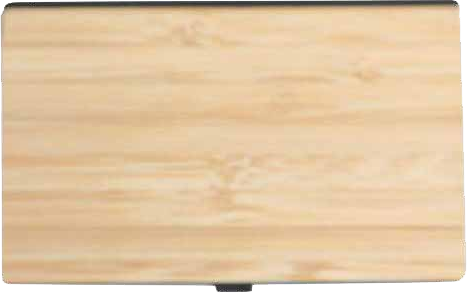 Bamboo card holder