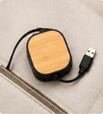 Retractable charging cable